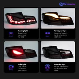 AKD Tail Lamp for BMW F10 F18 5 Series LED Tail Light 2011-2016 528i 530i Rear Fog Brake Turn Signal Automotive Accessories