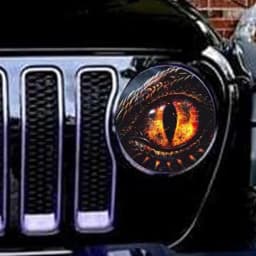 Jeeps Eyes Decal For Headlights Eye-Catching 3D Stereo Stickers Decals Fashionable Beast Eyes Headlight Decal For Truck Window