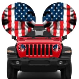 Jeeps Eyes Decal For Headlights Eye-Catching 3D Stereo Stickers Decals Fashionable Beast Eyes Headlight Decal For Truck Window