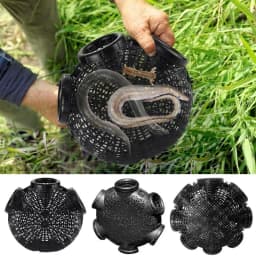 Fishing Bait Trap Portable Catch Fish Trap Cage Fishing Accessories With Dense Vents For Catching Lobster Crayfish Crabs Herring