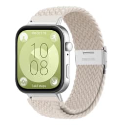 Braided loop for HUAWEI watch fit 4 strap accessories Adjustable metal buckle elastic Nylon bracelet for HUAWEI fit 3 4 pro band