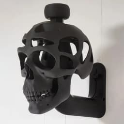 3D Skull Helmet Display Package Creative Helmet Rack Motorcycle Helmet Cranium Rack Motorcyclist Helmet Organizer