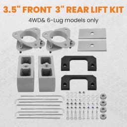 3.5" Front 3" inch Rear Level Lift Kit for Chevy Silverado 1500 4WD 07-18 6-Lug