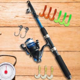 Small Fishing Pole Mini Telescopic Sea Pole Set for Kids Portable Lightweight Fishing Gear Children's Fishing Pole for Beginners