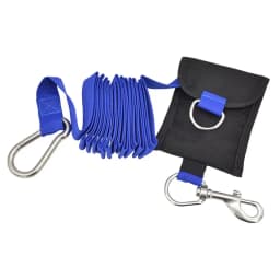 Freediving Rope 8.5 Ft Safety Free Diving Lanyard Scuba Diving Accessories Anti-Lost Strap With Carabiner Underwater Diving Tool