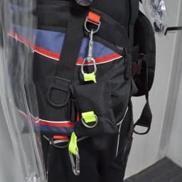 Freediving Rope 8.5 Ft Safety Free Diving Lanyard Scuba Diving Accessories Anti-Lost Strap With Carabiner Underwater Diving Tool