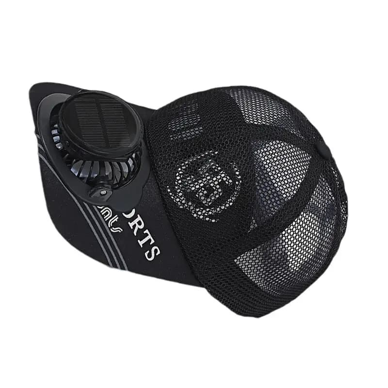 Solar Fan Caps Baseball Hats with Fans Baseball Hat Fan Hat Breathable Beach Hat Cooling Fan Cap UV Protection Hats