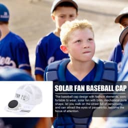 Solar Fan Caps Baseball Hats with Fans Baseball Hat Fan Hat Breathable Beach Hat Cooling Fan Cap UV Protection Hats