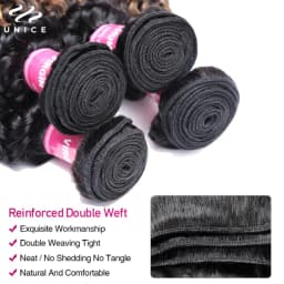 UNice Hair FB30 Highlight Mixed Brown Color Curly Bundles 100% Human Hair Bundles 1Pc 3Pcs 4Pcs Deal