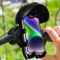Phone Holder For Bikes Anti-Slip Stable Phone Mount With Silicone Pad Multifunctional 360 Degree Rotatable Bicycles Accessories