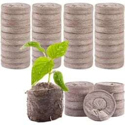Plant Starting Pellets Soil Block Compressed Soil Pellets 50pcs Plant Starter Pods Compact Plant Pods Bulk for Starting Plant