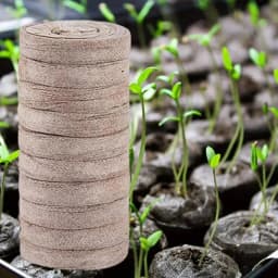 Plant Starting Pellets Soil Block Compressed Soil Pellets 50pcs Plant Starter Pods Compact Plant Pods Bulk for Starting Plant