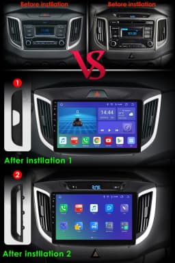 Hizpo 2 Din Android 13 Car Radio For Hyundai Creta ix25 2015-2019 Multimedia Video Player GPS 4G Carplay Auto Stereo Head Unit