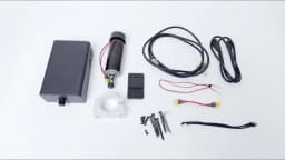 Twotrees 500W Air Cooled Spindle Motor Kit 12000RPM Er11 Chuck Spindle Motor With Power Supply For CNC Milling Engraver TTC450