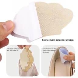 Heel Grips For Womens Shoes 1 Pair Cushioned Heel Protector Adhesive Soft Loose Shoes Heel Grips Protectors Anti-Bubble Heel Pad