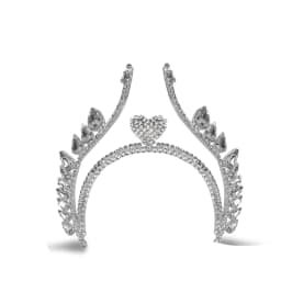 Stonefans Heart Forehead Chain Headpiece for Women Y2k Hair Tiara Headbands Decoration Wedding Accessories Brides Jewelry Gift