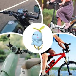 Cycle Handlebar Ornament Squeeze Lighted Figurine For Electric Scooter Handlebar Motorcycle Handlebar Animal Ornament For