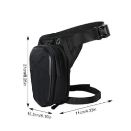 Thigh Bag With Leg Strap Waterproof Hard Shell Thigh Fanny Pack Multifunctional Large Capacity Motorcycle Fanny Pack For Cycling
