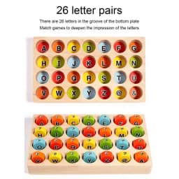 Wooden Magnetic Fishing Game Magnetic Fishing Toys Game Educational Counting Games Puzzle Magnetic Wooden Fine Motor Skill Game