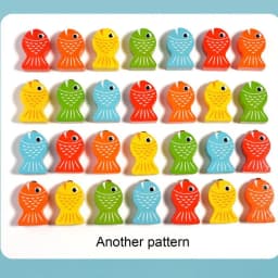 Wooden Magnetic Fishing Game Magnetic Fishing Toys Game Educational Counting Games Puzzle Magnetic Wooden Fine Motor Skill Game