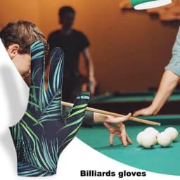 Billiards Gloves 3 Finger Billiards Glove Left/Right Hand Billiard Glove Non-Slip Elastic Billiard Training Gloves Accessories