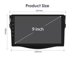 9"7862 Android Auto Car radio GPS Stereo for Toyota RAV4 Rav 4 2006-2012 multimedia player 4G 8Core Autoradio Carplay HeadUnit