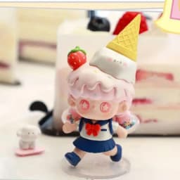 Cute Table Decor Cartoon Small Children Toys Cute Decoration Doll Portable Colorful Statue Bookshelf Ornament Party Favors