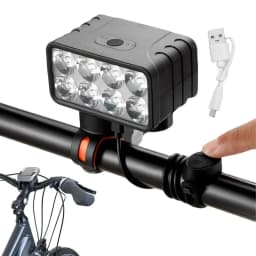 Cycling Light With Horn Adjustable Cycling Handlebar Headlight Horn Motorcycles And Scooter Night Riding Light With Horn For