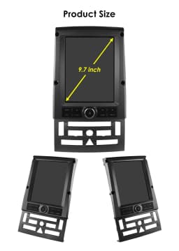 9.7inch Android Car Radio For Peugeot 407 2004-2011 Intelligent Stereo Multimedia Player GPS Autoradio Carplay 4G Headunit RDS