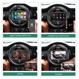 Android Auto Screen Android 13 for BMW NBT Mini Cooper One JCW F54 F55 F56 F57 F60 7"Car Radio Apple CarPlay GPS Navi Head Unit