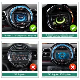 Android Auto Screen Android 13 for BMW NBT Mini Cooper One JCW F54 F55 F56 F57 F60 7"Car Radio Apple CarPlay GPS Navi Head Unit