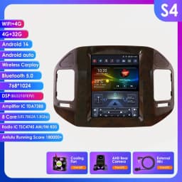 Hizpo 9.7" For Mitsubishi Pajero V60 V68 V73 1999-2006 Tesla Screen Car Android Multimedia Radio Stereo Carplay GPS Navigation