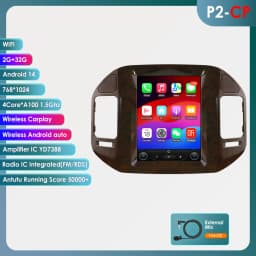 Hizpo 9.7" For Mitsubishi Pajero V60 V68 V73 1999-2006 Tesla Screen Car Android Multimedia Radio Stereo Carplay GPS Navigation