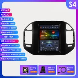 Hizpo 9.7" For Mitsubishi Pajero V60 V68 V73 1999-2006 Tesla Screen Car Android Multimedia Radio Stereo Carplay GPS Navigation
