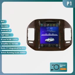 Hizpo 9.7" For Mitsubishi Pajero V60 V68 V73 1999-2006 Tesla Screen Car Android Multimedia Radio Stereo Carplay GPS Navigation