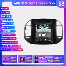 Hizpo 9.7" For Mitsubishi Pajero V60 V68 V73 1999-2006 Tesla Screen Car Android Multimedia Radio Stereo Carplay GPS Navigation