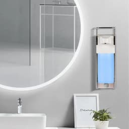 Wall Mount Liquid Dispenser Elbow Press Hand Washing Liquid Dispenser Hand Cleaning Liquid Pump Bottle For Household Use