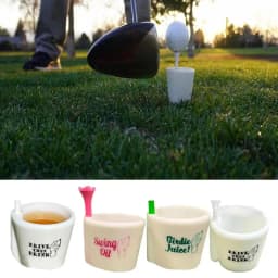 Golf Shots Shot Glass Golf Figurine Wine Glasses Shot Glass Collectible Figurines Golf Ball Base Funny Whiskey Cup Small Shot