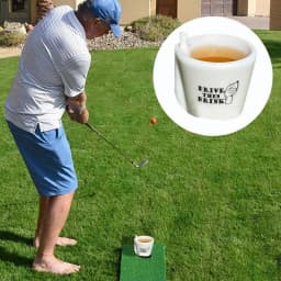 Golf Shots Shot Glass Golf Figurine Wine Glasses Shot Glass Collectible Figurines Golf Ball Base Funny Whiskey Cup Small Shot
