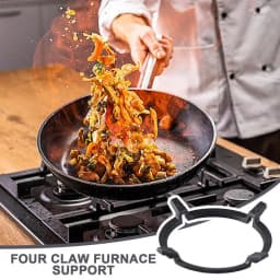 Wok Ring Cast Iron Wok Ring Replacement Parts Four Claws Milk Pot Holder For Kitchens Restaurants Cookware Accessories For Most
