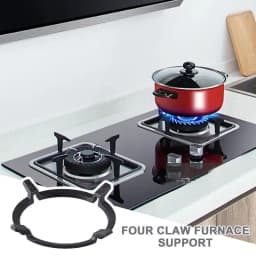 Wok Ring Cast Iron Wok Ring Replacement Parts Four Claws Milk Pot Holder For Kitchens Restaurants Cookware Accessories For Most