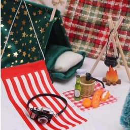 Christmas Striped Doll Hammock Christmas Doll Hammock Xmas Accessory Christmas Doll Accessories And Props Doll Accessories