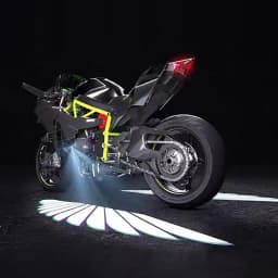 Motorcycle Wings Projector Light Decoration Ambient Lamps Angel Wings For Motorcycle Motorcycle Side Mount Projector Light