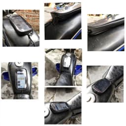 Motorcycle Tank Bag Magnetic Water-Resistant Motorcycle Cell Phone Bag Motorcycle Tank Pouch Zippered Motorcycle Accessories