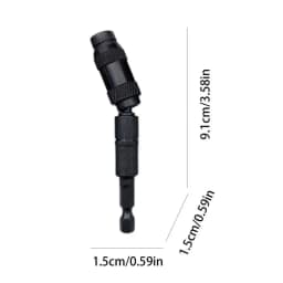 Electric Drill Magnetic Screwdriver Bit Holder Multi-Angle Screwdriver Accessories Portable Reversing Extension Rod 1/4in