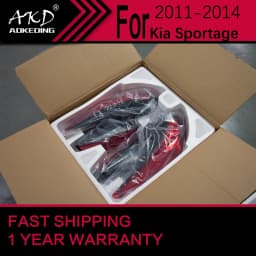 Car Lights for Kia Sportage R LED Tail Light 2012-2015 Sportage Rear Stop Lamp Brake Signal DRL Reverse Automotive Accessories