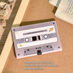 DIY Greeting Card Musical Birthday Custom Design Artwork Audio Cards Personality Recordable Greeting Card Cassette Tape Artwork