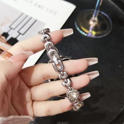 Jewelry strap For Apple Watch ultra band 49mm 45mm 41mm 38mm 42mm Diamond Bracelet correa iWatch Series 8 7 6 5 4 3 SE 40mm/44mm