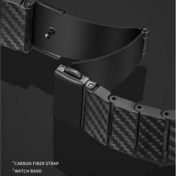 No Gaps Carbon Fiber Strap For Samsung Galaxy Watch 7 FE 6 4 classic 44mm 40mm correa Bracelet Samsung Galaxy 5 Pro 45mm band
