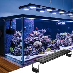 LED Aquarium Light For Plants 3 Color Reef Plant Fish Tank Light With Extendable Brackets Full Spectrum Reef Plant Fish Tank